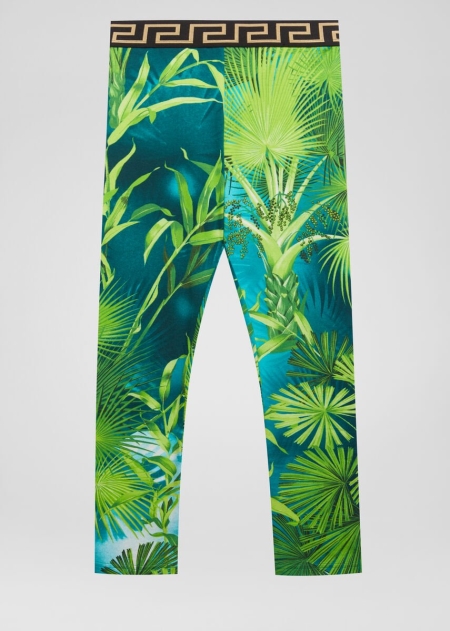 Versace Jungle Print Leggings Tjej - 613950TMB